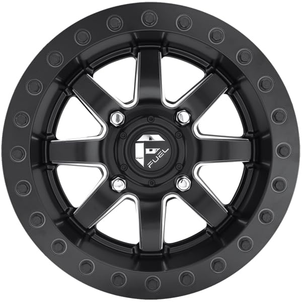 UTV Fuel 14x8 D928 Maverick BL - Off Road ONLY Matte Black Wheel 4x156 (0mm)