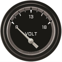 AX230GBLF Classic Instruments Gray 2-5/8" Volt Gauge AutoCross