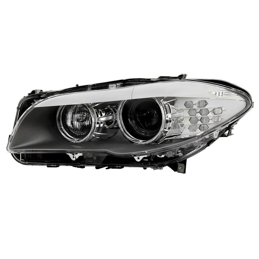 BMW Spyder (POE) 5 Series F10 11-13 HID w/AFS Projector Headlight - Low Beam-D1S(Not Included) ; High Beam-D1S(Not Included) ; Signal-LED - OE Left