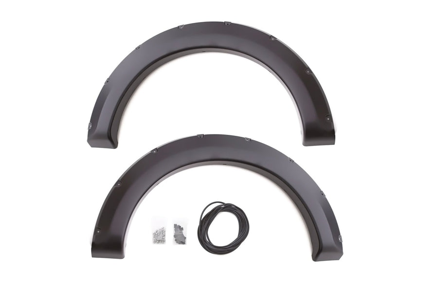 Lund Elite Series Black Rivet Style Standard Rear Fender Flare - 2 Piece RX311SB