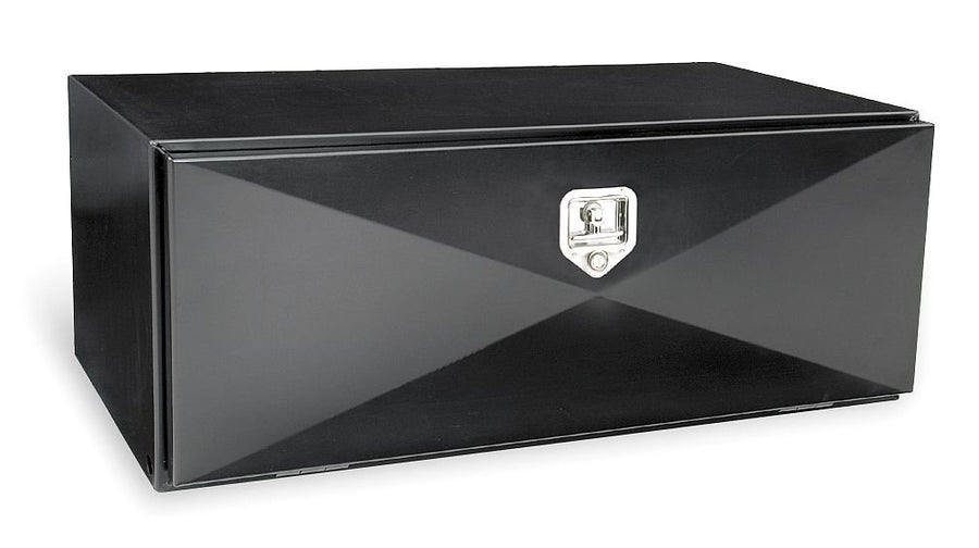 24" Tall JOBOX Black Steel Underbed Box 752982