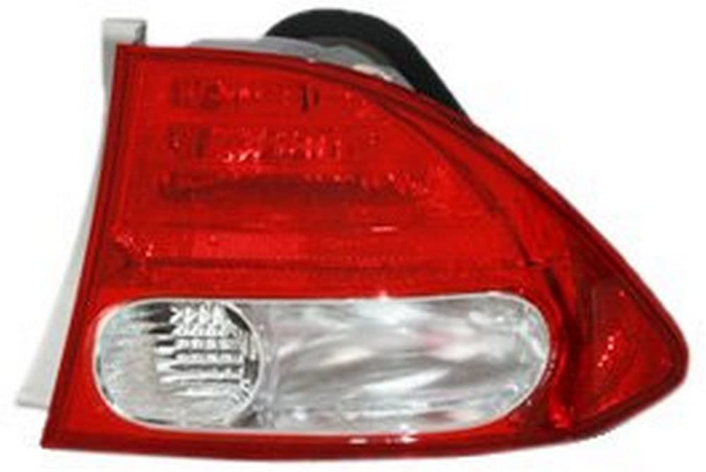 Right TYC Tail Light Assembly Compatible with 2009-2011 Honda Civic