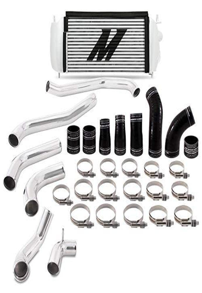 Mishimoto Intercooler Kit MMINT-F35T-17KPSL Fits Ford F-150 Raptor 2017+ Silver Cooler Polished Pipe