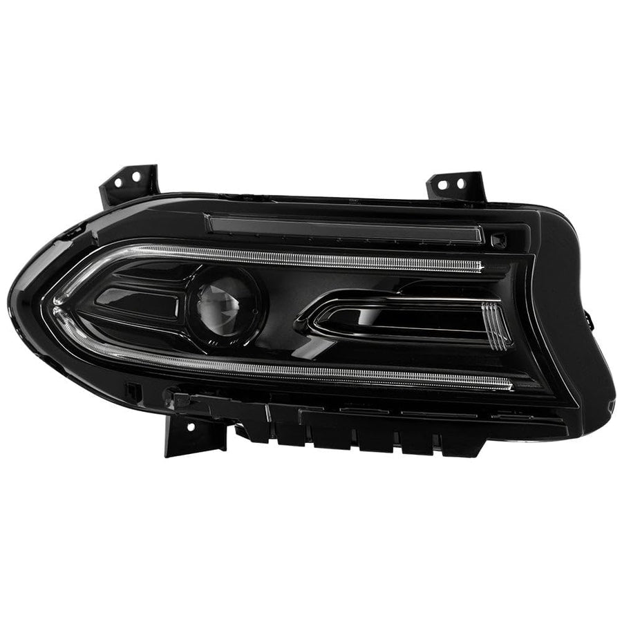 Dodge Charger Spyder (POE) 22-23 w/LED Signal DRL Switchback Halogen Headlight - OE Right (No Side Logo) (Also Fit on 2015-2021 but Need to Sell by Set)