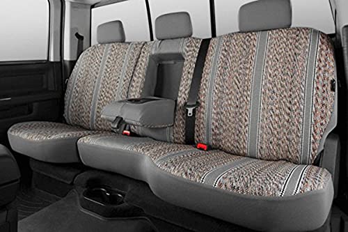 Gray FIA TR42-70 Custom Fit Rear Seat Cover Split Seat 60/40 - Saddle Blanket