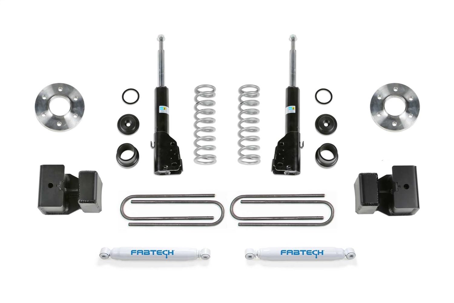K9007 Fabtech Motorsports 1.5 Coil Assist Kit W/ B4