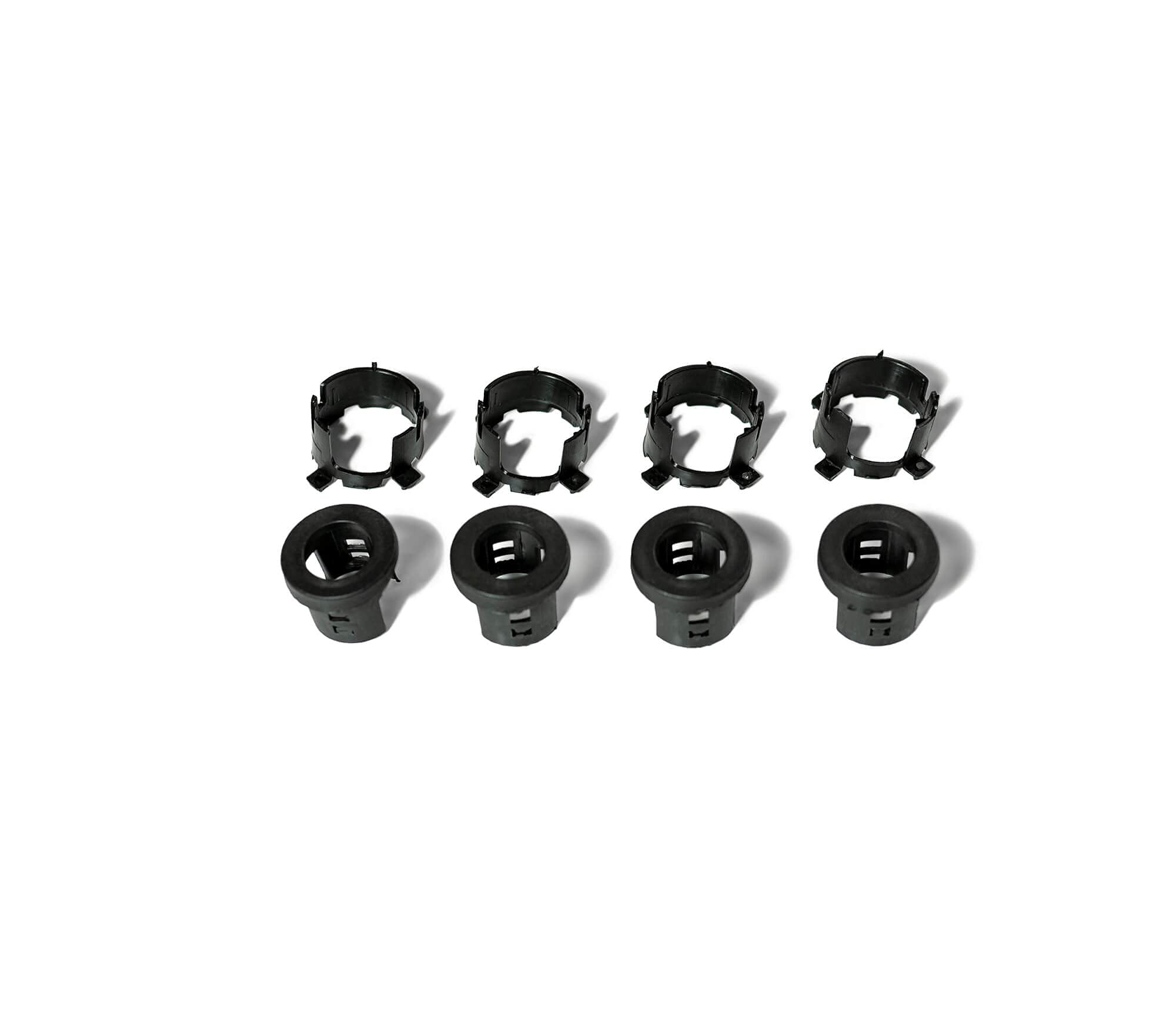 MPRSNSR-01 | DV8 Offroad | Replacement OEM Sensors Housings (Bezel & Clip only) | Compatible with Mopar Vehicle Sensors | Complete Set of 4 | Works in Front or Rear