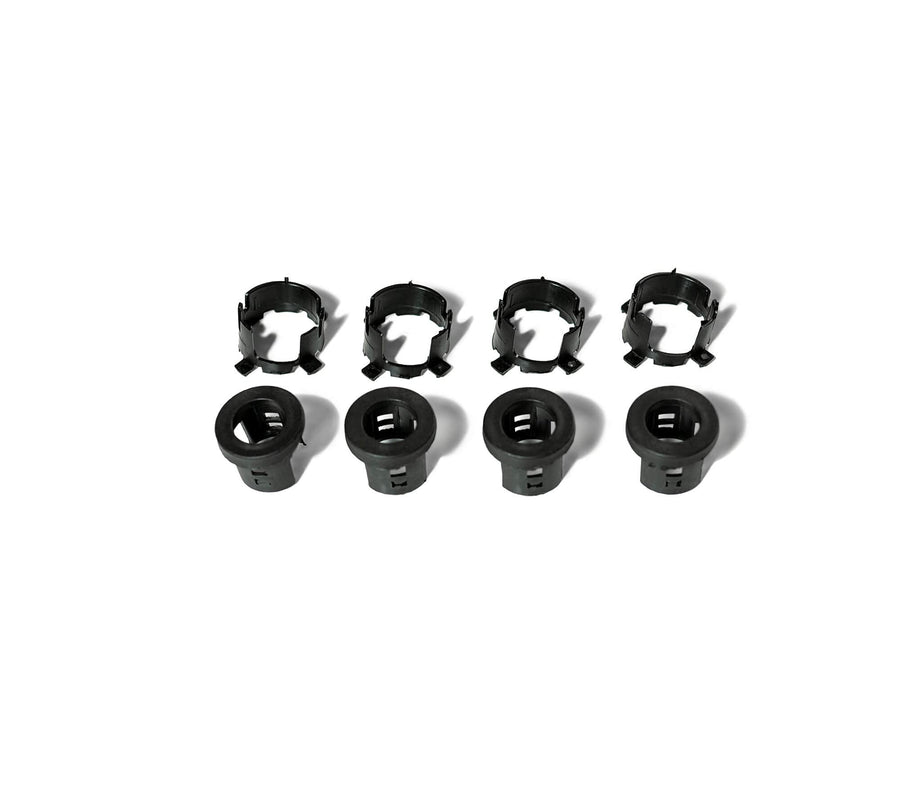 MPRSNSR-01 | DV8 Offroad | Replacement OEM Sensors Housings (Bezel & Clip only) | Compatible with Mopar Vehicle Sensors | Complete Set of 4 | Works in Front or Rear