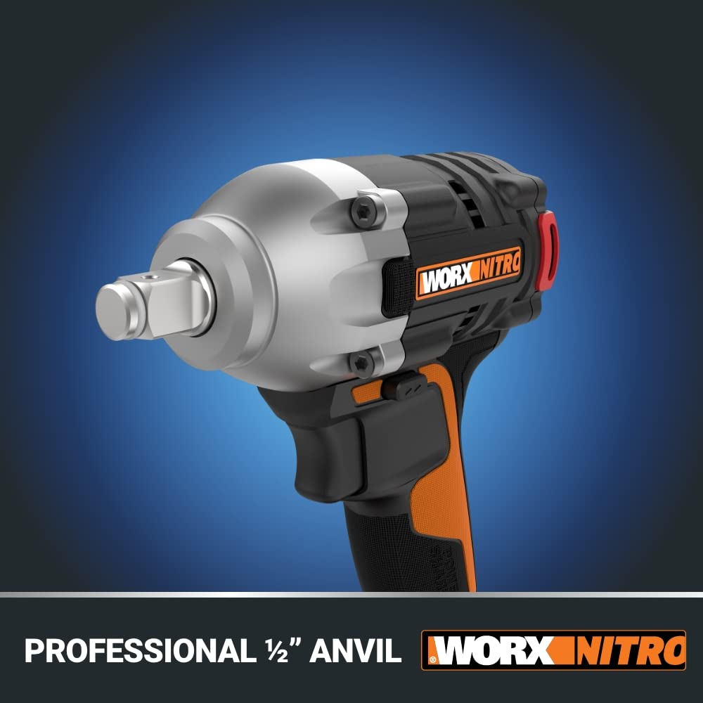 WX272L WORX Nitro 20V Power Share 1/2" Cordless Impact Wrench with Brushless Motor