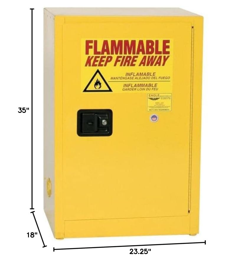 Safety Cabinet Flammable Liquid,Yellow