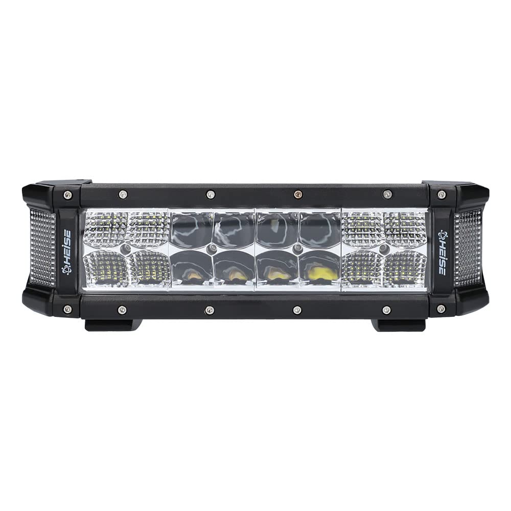 Heise High Output Dual-Row Led Lightbar with Side Light - 9.2 Inch