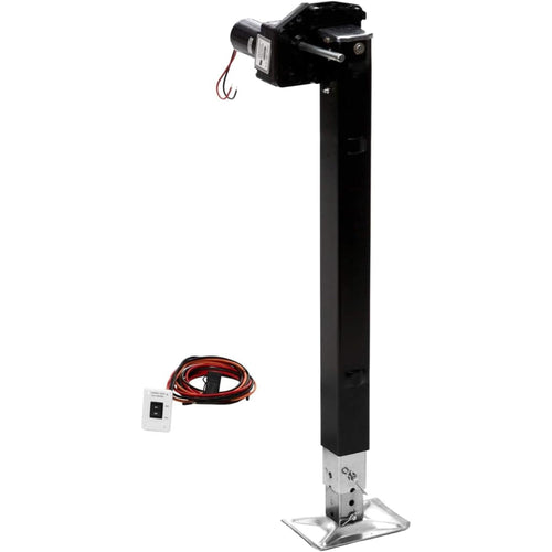 LG-5 Stromberg Carlson Dual Power Landing Gear Conversion Kit - 5th Wheel RV Landing Gear Replacement, Camper Stabilizer, Travel Trailer, Leveling Tool with 5000 lb Motor - 29.5" Lead Leg, 1 Side