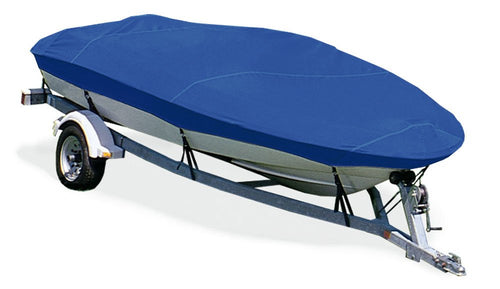 Trailerite Taylor Made Products Semi-Custom Boat Cover for V-Hull Fishing Boats with Inboard/Outboard Motor, Multiple Sizes and Colors