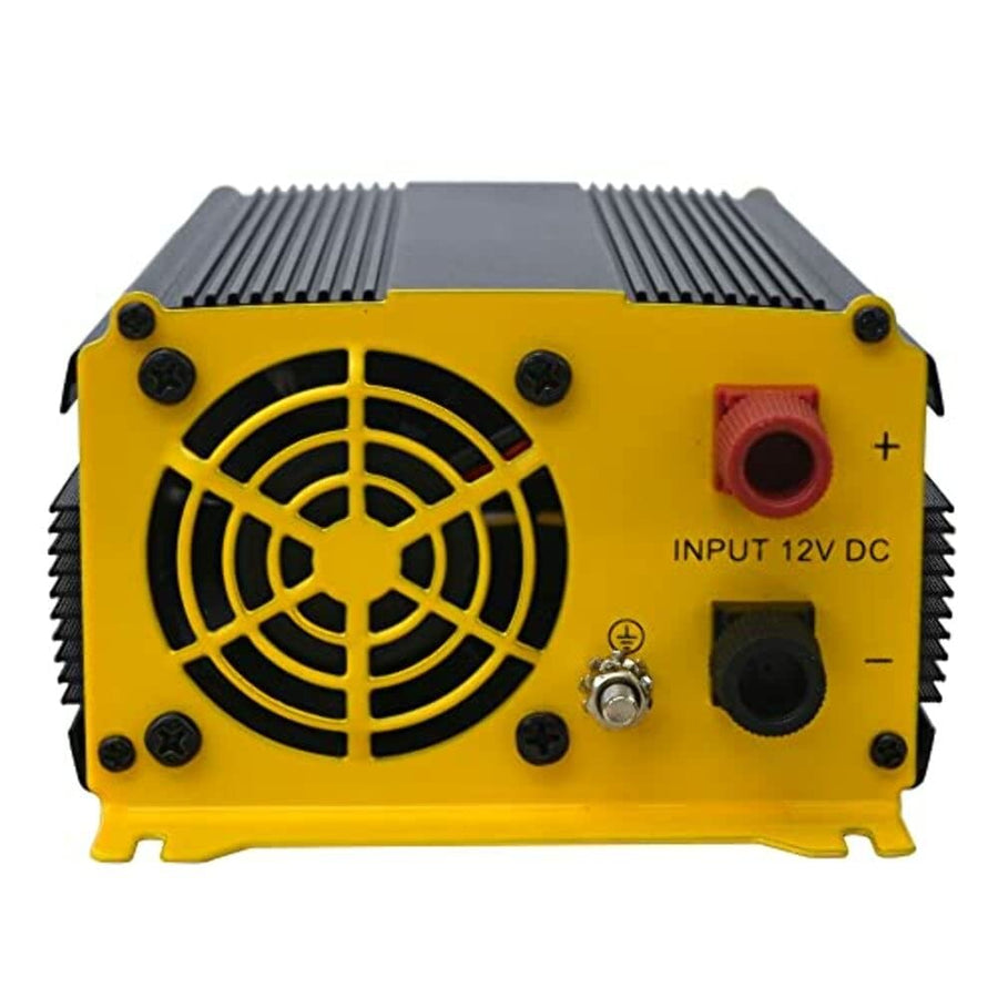 Go Power! 80175 GP-800HD Heavy-Duty 800 Watt/Modified Sine Wave Power Inverter 12V to 110V AC, Compact Solution for Home & Outdoor Use, Black