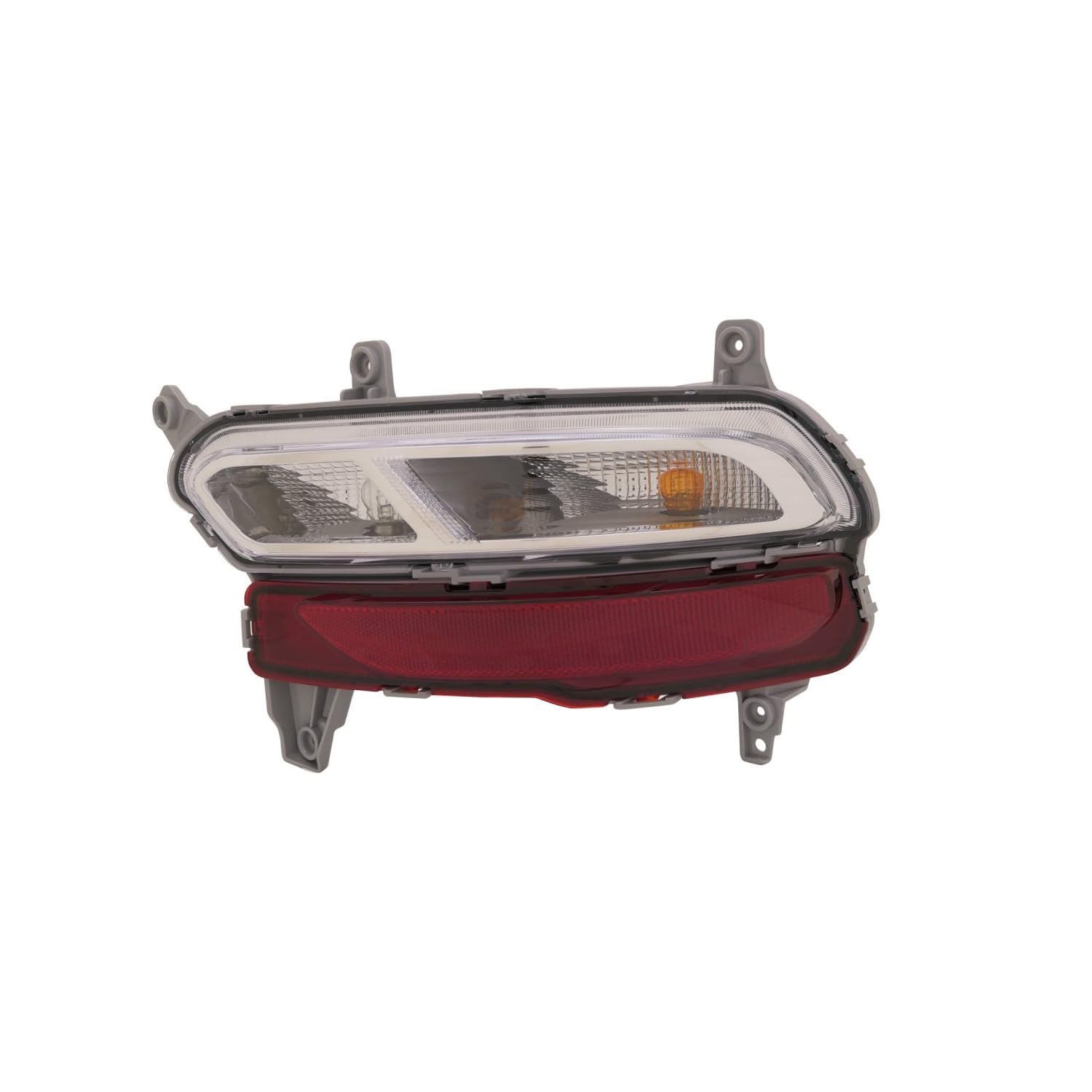 Back Up Light ACK For Kia Sport age 20-21 with Reflector ON Bumper Passenger Side | DOT Certified 92406 D9700 | KI2883102