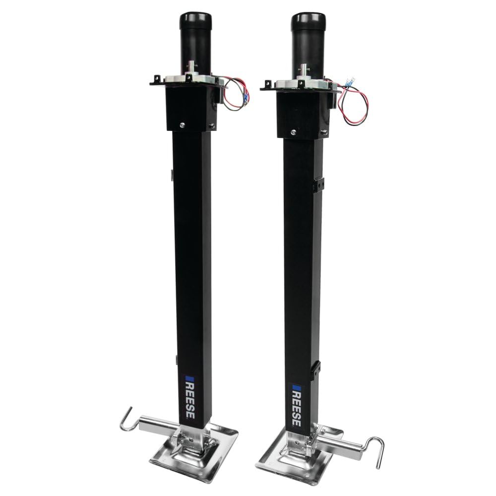 500708 Reese Fifth Wheel Landing Gear, 8,000 lbs. Lift Capacity, 36 Inch Travel