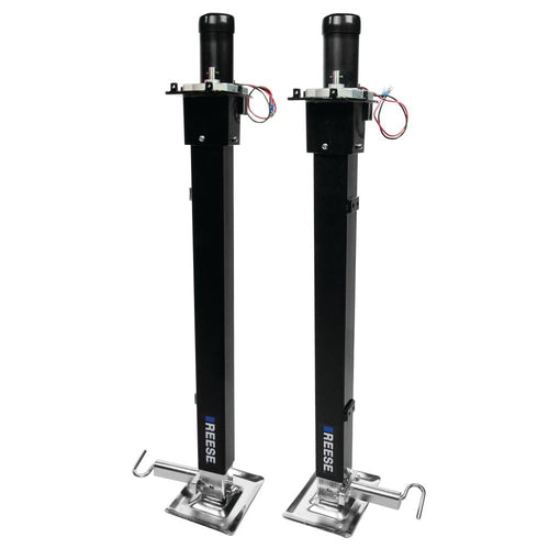 500708 Reese Fifth Wheel Landing Gear, 8,000 lbs. Lift Capacity, 36 Inch Travel