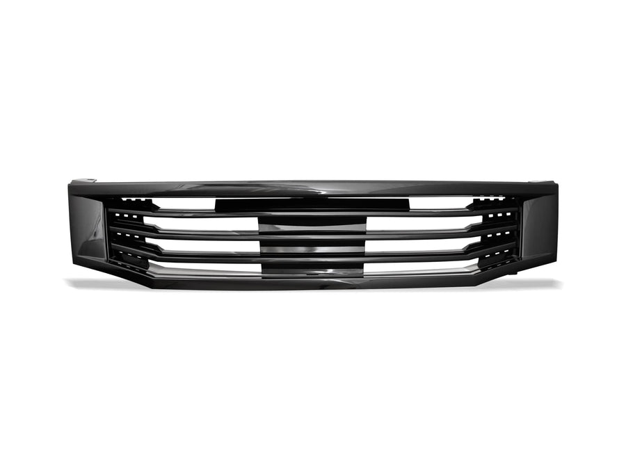 7149007 Armordillo USA Horizontal Grille Fits 2011-2012 Honda Accord Sedan-Gloss Black