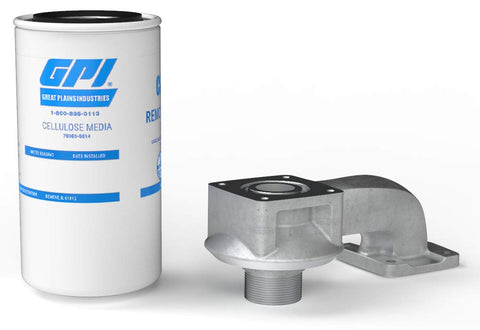 Quick-Fit Filter Adapter Kit GPI - for up to 25 GPM Fuel Transfer Pumps (GPI Genuine Accessory 129500-01)