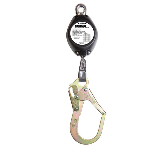 R530011-SR Werner 11-Foot Baseline Web Self-Retracting Lifeline W/Steel Rebar, 1per Pack