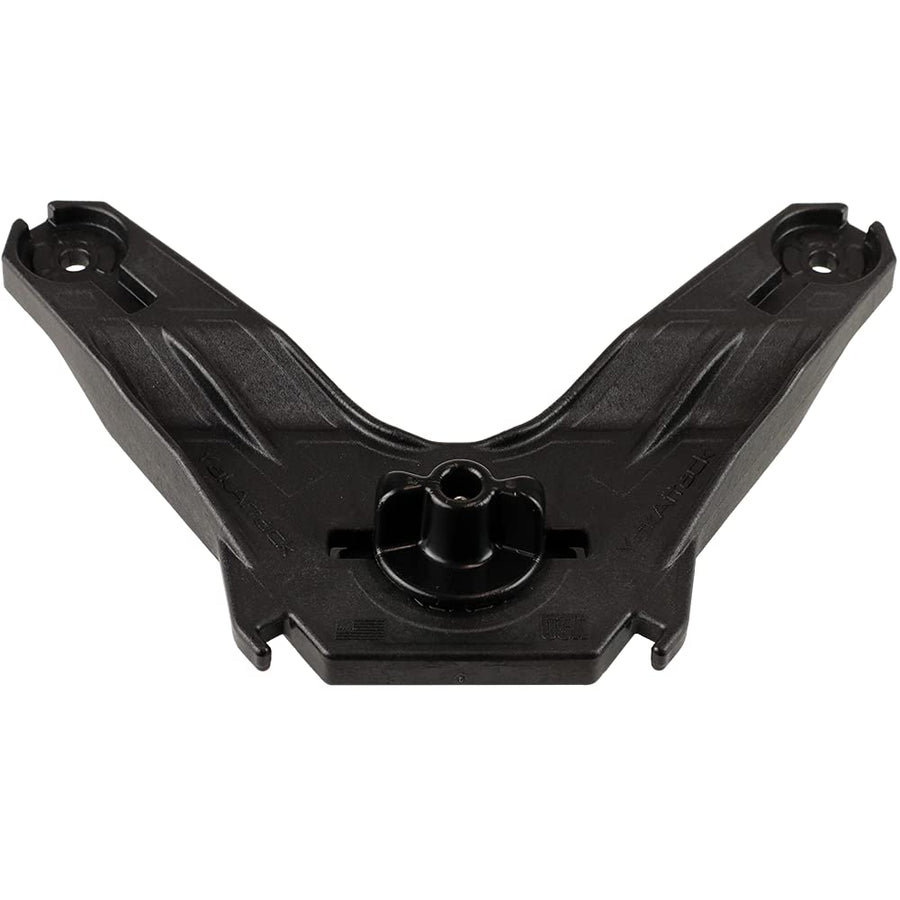 YakAttack Track Mount DoubleHeader | Dual Accessory Mount for Kayak Gear | LockNLoad Compatible | Offset Paddle Holder & Rod Holder Base | Made in USA
