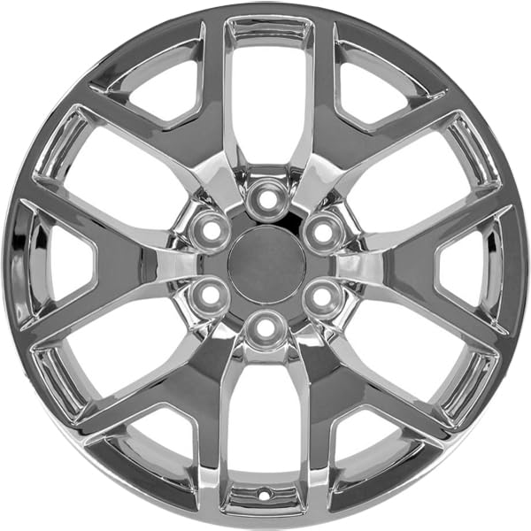 Chrome Wheel OE Wheels LLC CV92-22090-6550-31C Painted (22 x 9. inches /6 x 139 mm, 31 mm Offset)