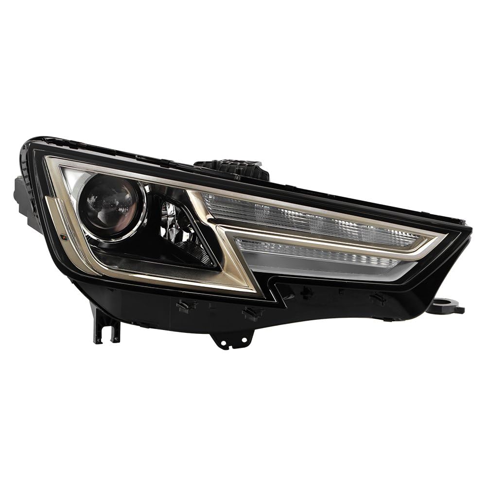 Audi A4 S4 17-19 Spyder (POE) Xenon HID LED DRL OE Headlights - Low Beam-D5S-(Not Included) ; High Beam-D5S(Not Included) ; Signal-PSY21W(Included) - Right