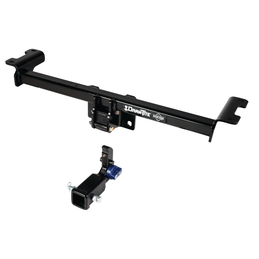 Hidden Hitch Draw-Tite 76902, Completely Hidden Trailer Hitch, 2 in. Removable Receiver, Black, Compatible with 2010 – 2022 Acura RDX