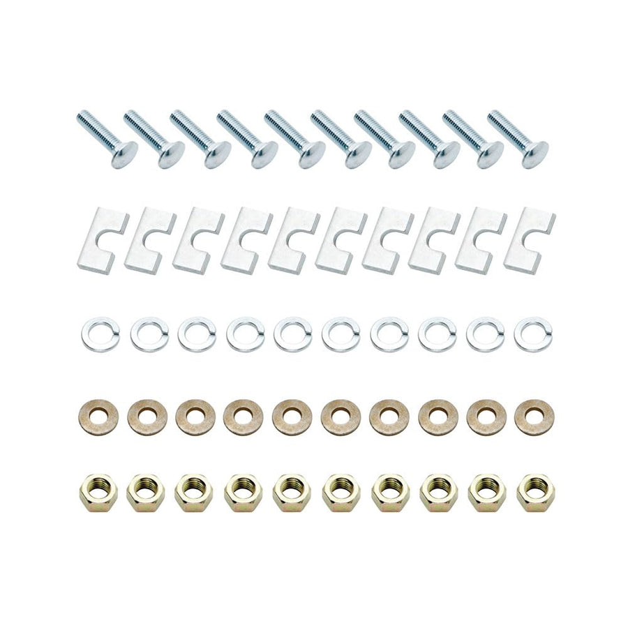 Installation Hardware Bolt Kit Reese 58430 for Fifth Wheel Mounting Brackets and Universal Rails (10 - Bolt Design), Replacement Part Compatible with Reese Rail Kits #30035, #58058
