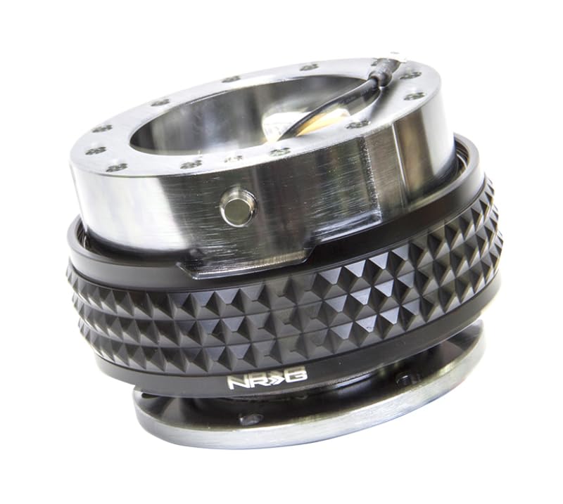 Quick Release Kit NRG - Pyramid Edition - Gunmetal Body / Black Pyramid Ring