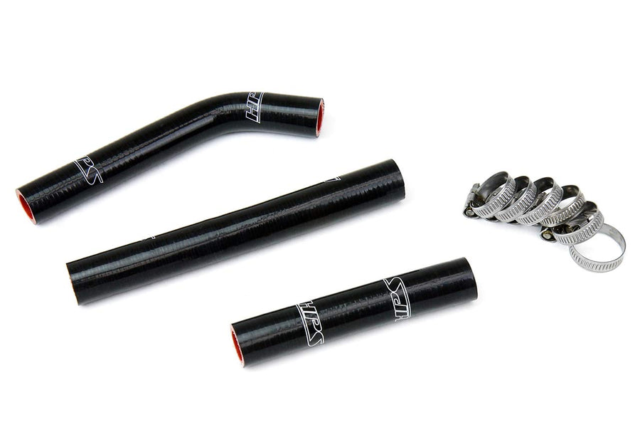 Black HPS 57-1355-BLK Silicone Radiator Coolant Hose Kit