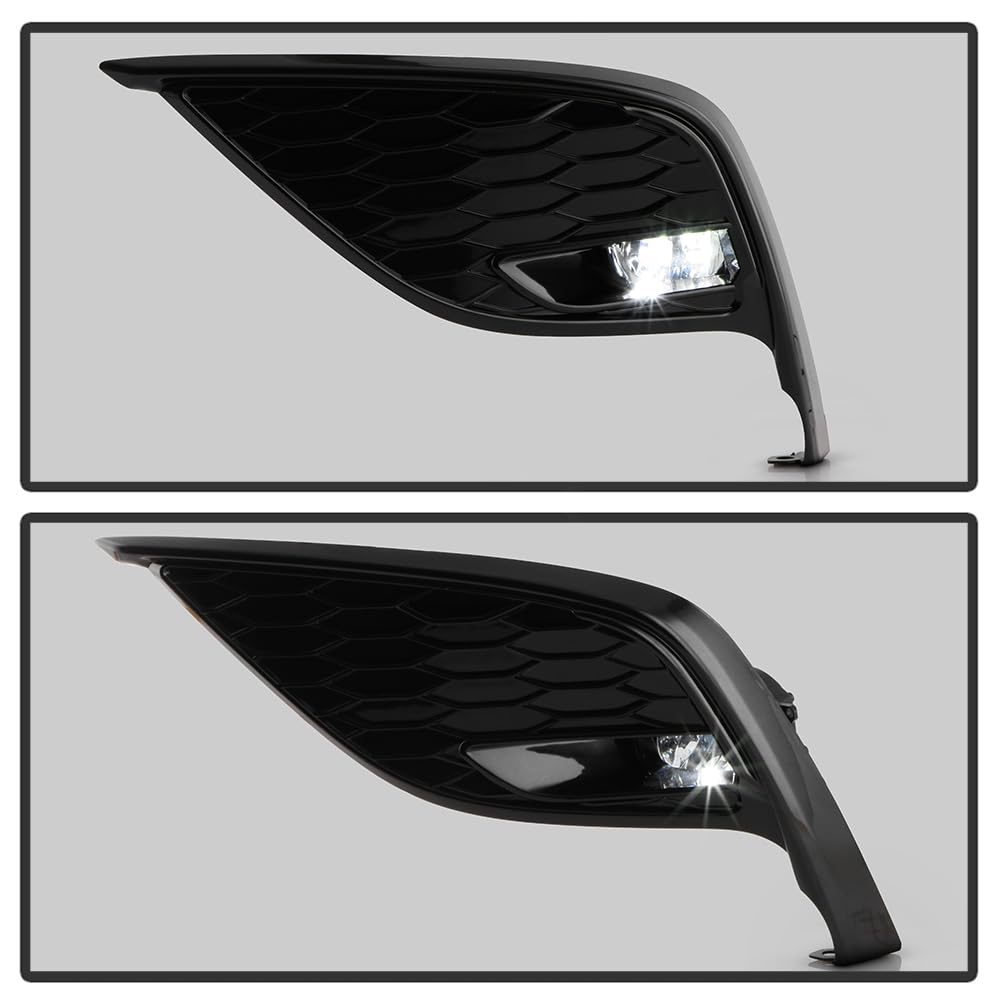 Toyota Camry SE/XSE 2021-2023 OEM Style LED Fog Lights w/OEM Switch - Clear Spyder