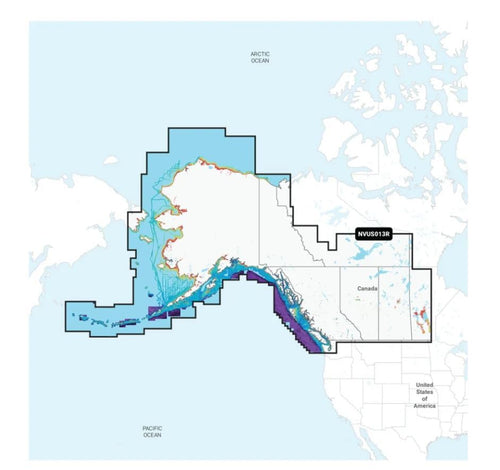 Navionics Vision+ Garmin West Canada, Alaska [010-C1485-00]