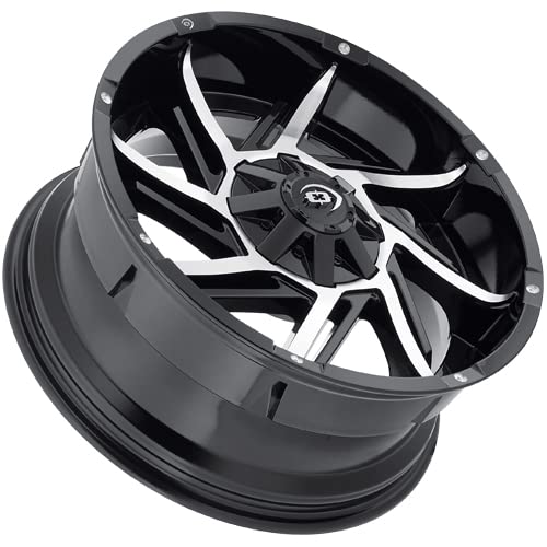 Prowler Vision 422 17x9 5x114.3/5x127 +12mm Black/Machined Wheel Rim