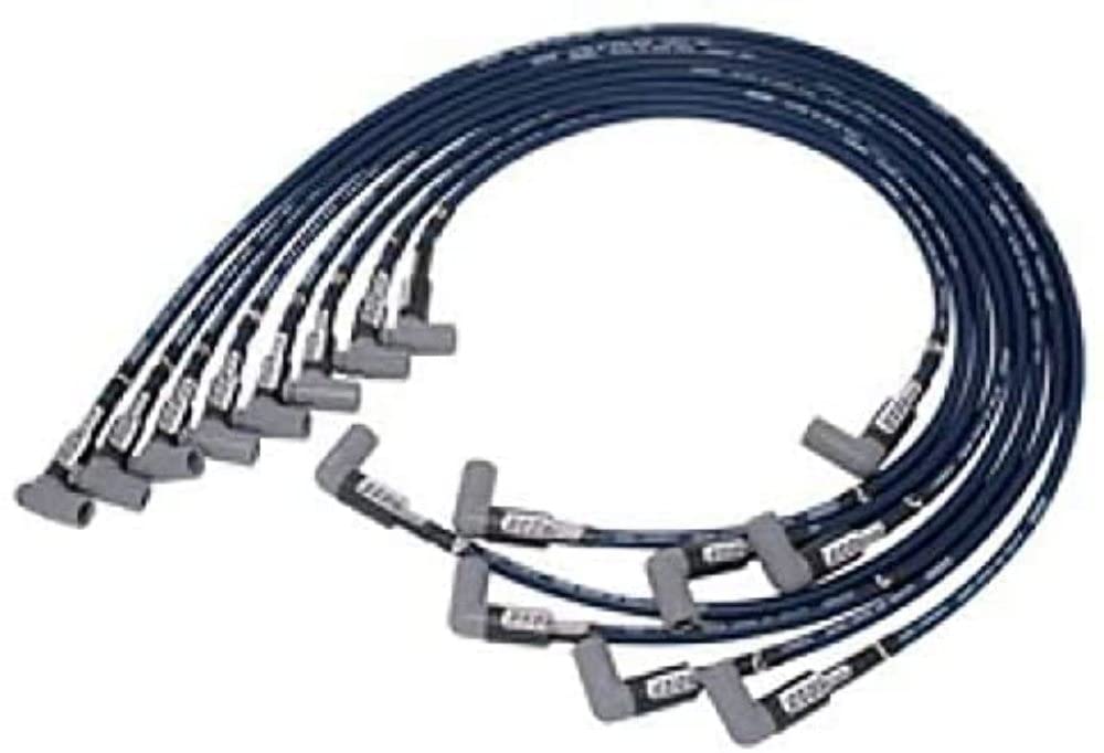 Ultra 40 Moroso 73661 Blue Spark Plug Wire Set, Fits GM LS 4.8/5.3/6.0/6.2 Engines, 12" Length