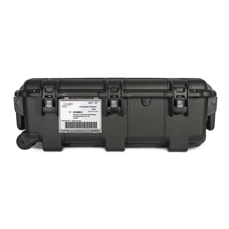 Wheeled Nanuk 962 Waterproof Hard Case with Padded Divider, Black