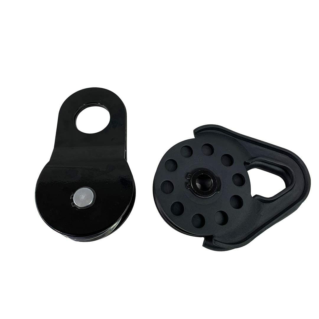 Overland Vehicle Systems Snatch Block Standard 16,000 LB. - Universal - Universal for use with Truck, SUV, Tractor, ATV, or UTV - 16,000lb Working Load and 30,000lb Breaking Strength