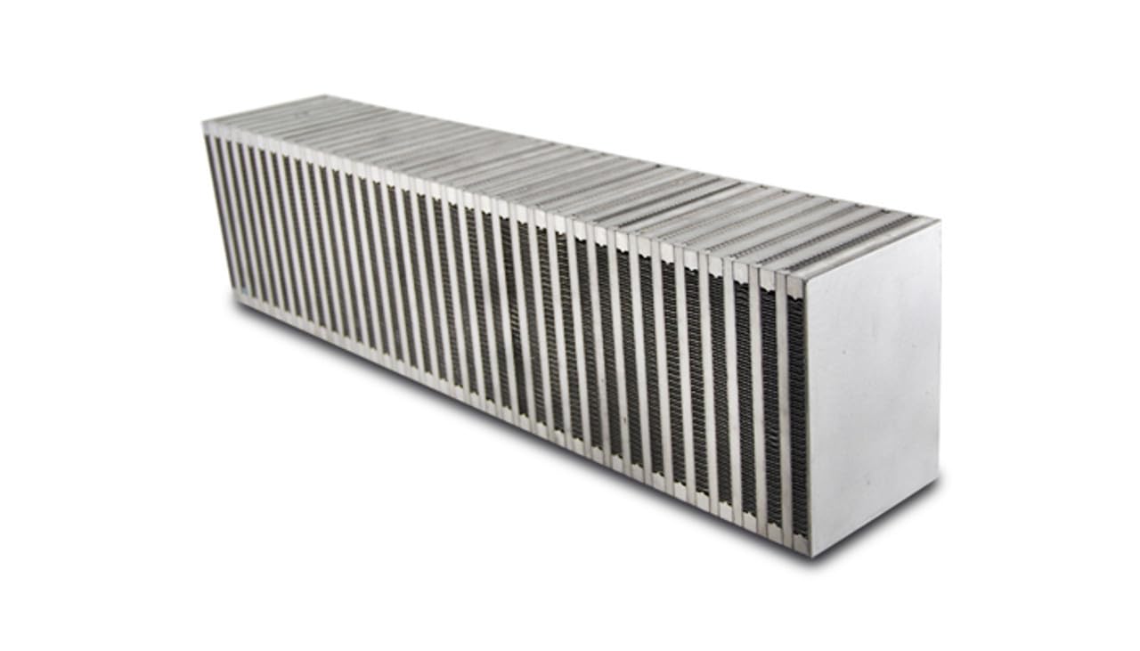 Vertical Flow Vibrant Intercooler Core, 24 x 4.5 x 6 in Tall, Aluminum, Natural, Each