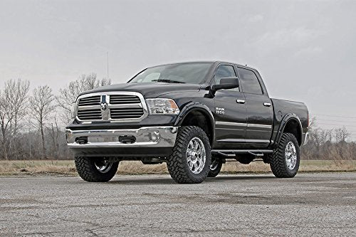 Pocket Fender Flares Rough Country for 09-18 Ram 1500 | Metal Bumper - F-D10911
