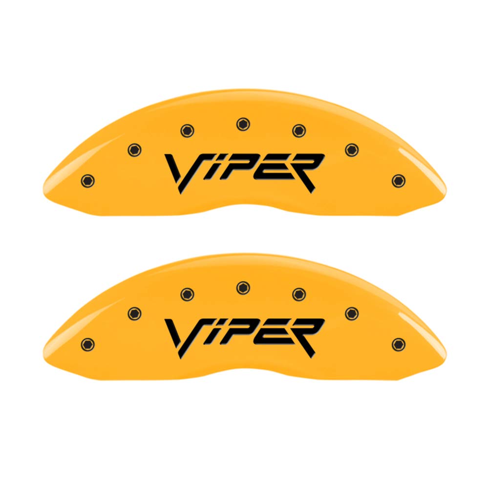 Caliper Covers MGP 12203SSNPYL, Yellow