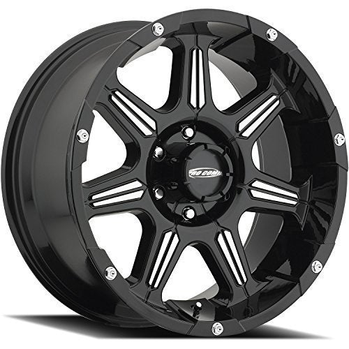 Pro Comp Series 51 Alloys District Gloss Black Wheel with Machined Accents (20x9"/5x150mm)