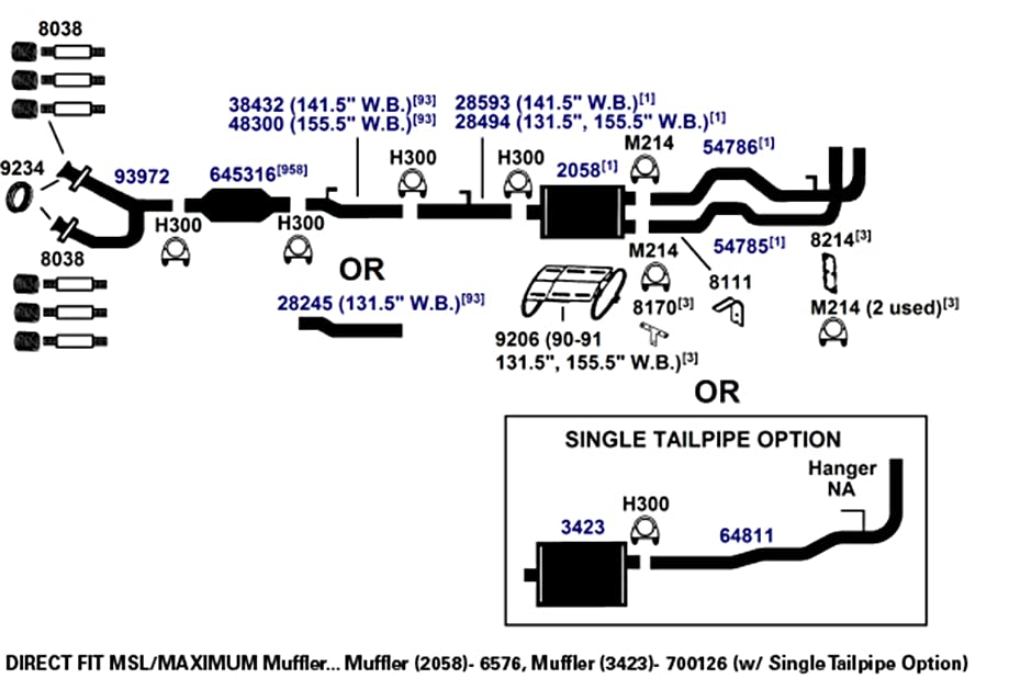 Exhaust Pipe AP Exhaust Products 38432