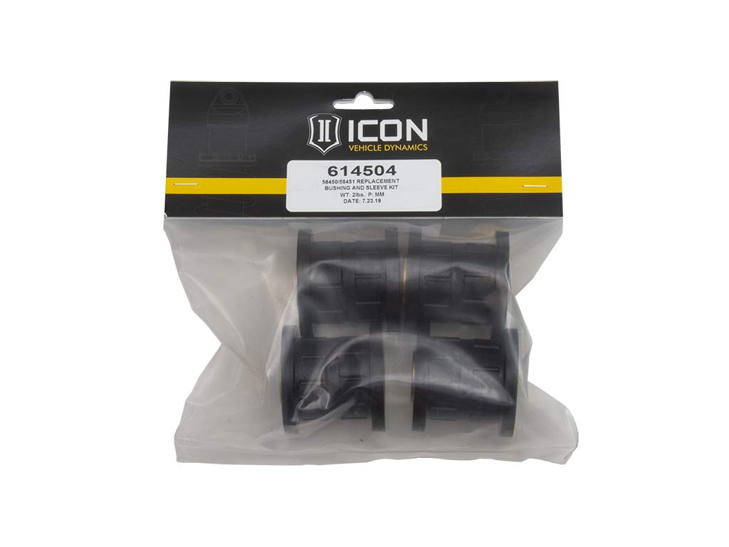 UCA Replacement ICON Bushing & Sleeve Kit (58450/58451), 614504