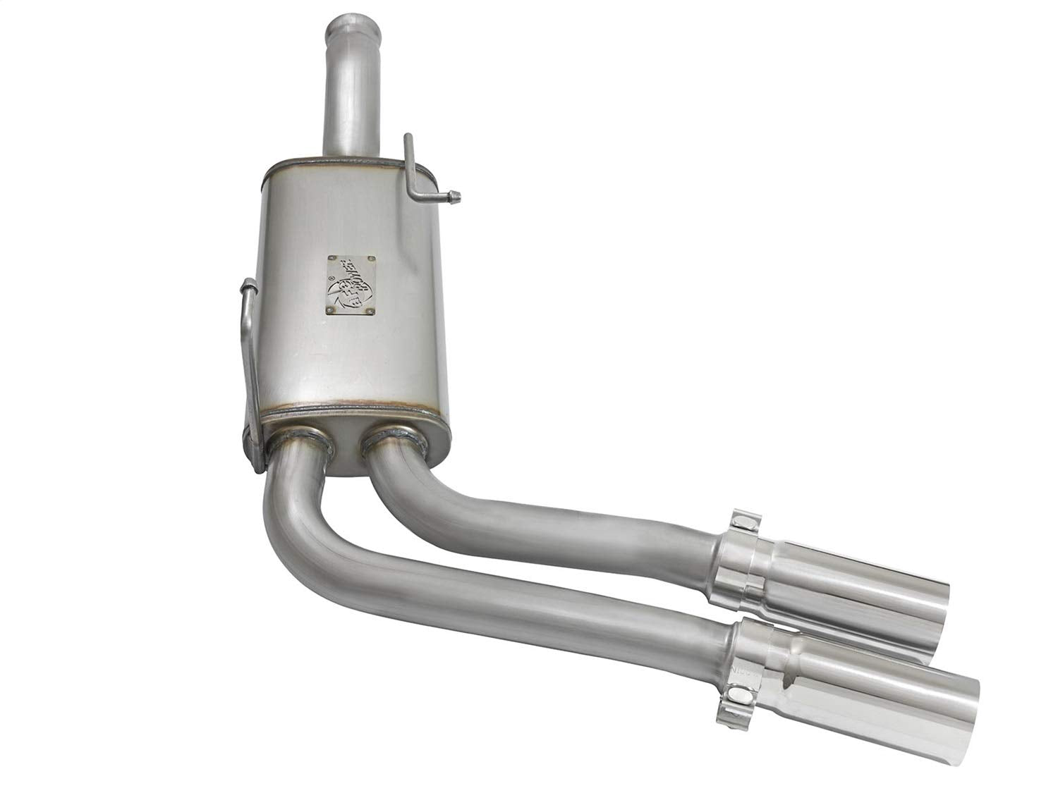 Rebel Series aFe Power 49-44070-P 3"x2-1/2" Cat-Back Exhaust System (Stainless Steel)
