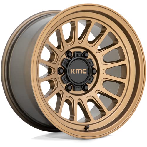 KMC Wheels KM724 OL Matte Bronze Impact Wheel with Aluminum (17 x 8.5 inches /5 x 127 mm, 0 mm Offset)