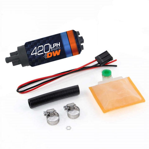 420lph Deatschwerks in-tank fuel pump w/ 9-1000 install kit (9-421-1000)