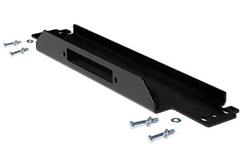 Rough Country Winch Mounting Plate Black for 1987-2006 Jeep Wrangler TJ/YJ - 1189, Front
