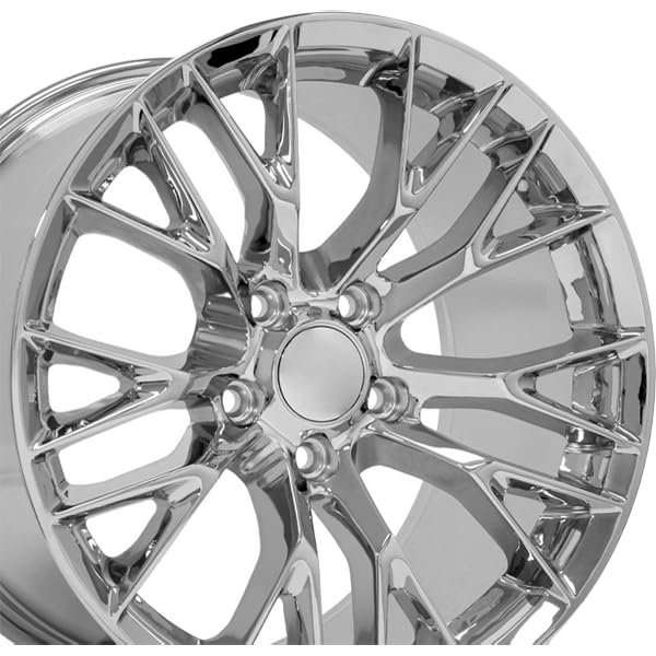 CV22-17095-5475-54C OE Wheels 17" Replica Wheel Fits Chevrolet Corvette - C7 Z06 Rim 17x9.5 Chrome Wheel