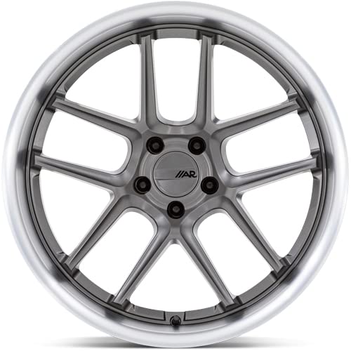 AR942 BISHOP American Racing 20X12 5X115 6.74 6mm MATTE GUNMETAL WITH MACHINED LIP - AR942AD20121506