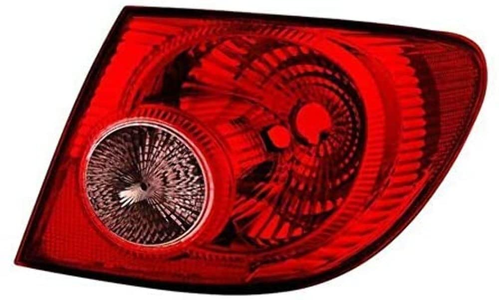 Toyota Corolla Right Passenger Side Tail Light Xtune ALT-JH-TCO05-OE-OR